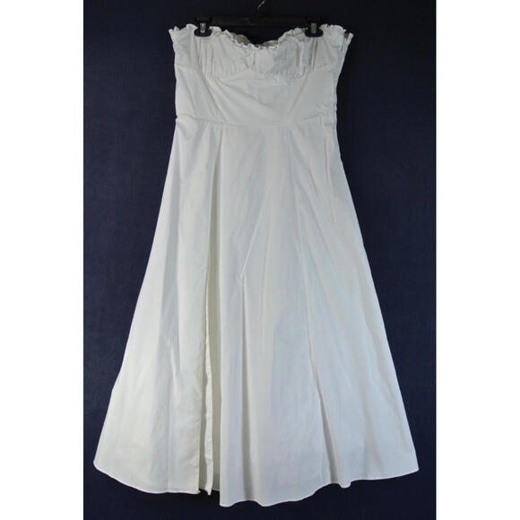 NEW, House of CB White stripless Midi Dress in white Size XL #MD882 - Picture 1 of 9